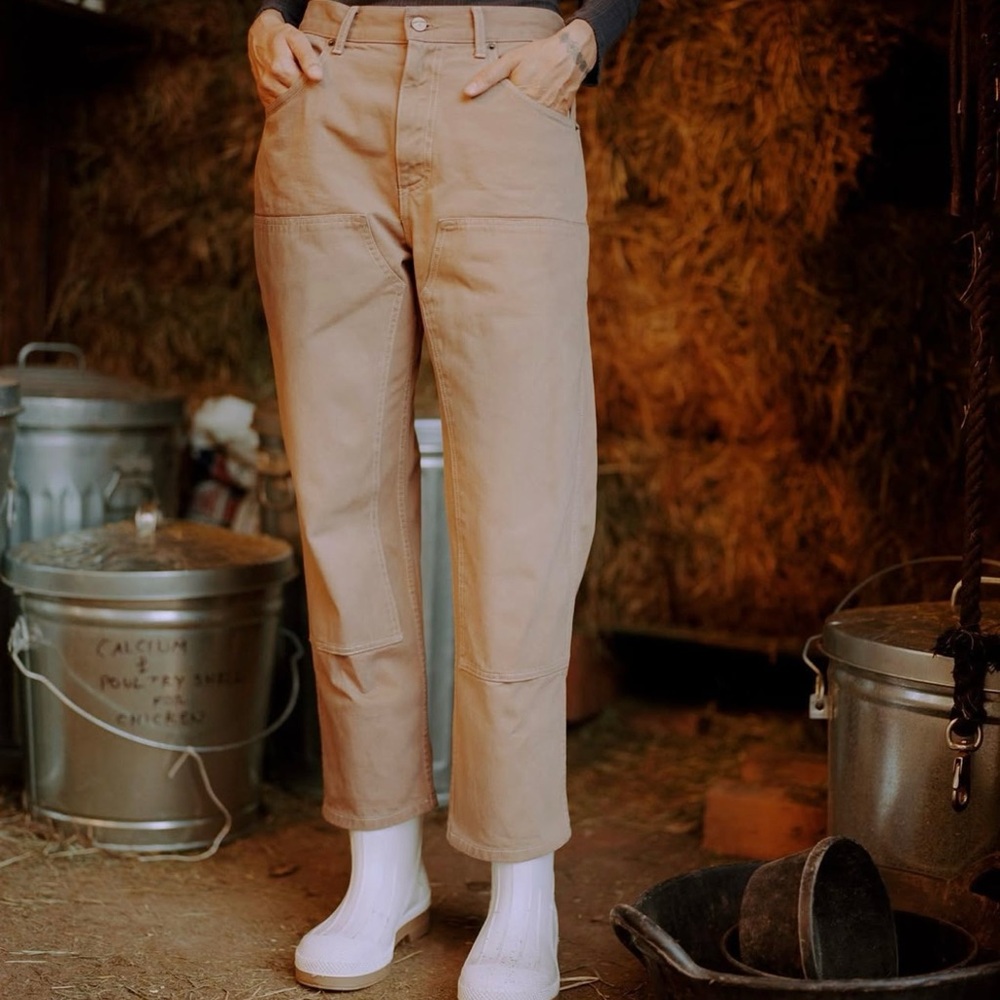 Rudy Jude Straight Leg Pants in Tan